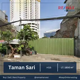 DISEWAKAN CEPAT ! TANAH/KAVLING 1800 M2 STRATEGIS DI TAMAN SARI JAKBAR