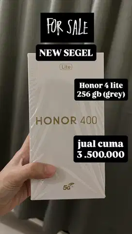 HONOR 400 LITE NEW SEGEL GREY 256 GB