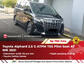 [ LOW KM ] Toyota Alphard 2.5 G ATPM TSS Pilot Seat AT 2021/2022