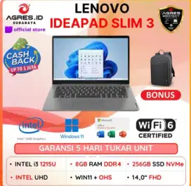 Laptop Lenovo Ideapad Slim3 Core i3 Kredit Dp0 Proses Cepat