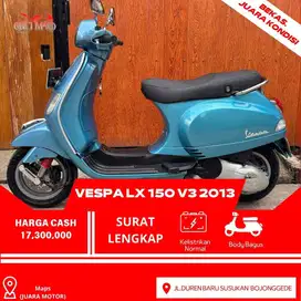 VESPA LX 150 V3 2013 SURAT LENGKAP TERMURAH SIAP PAKE