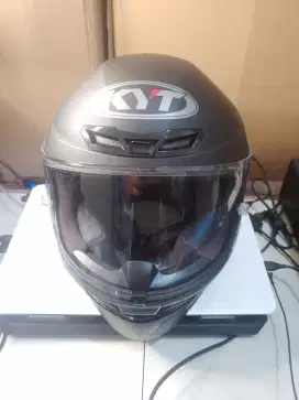 helm kyt tt course hitam doff size m