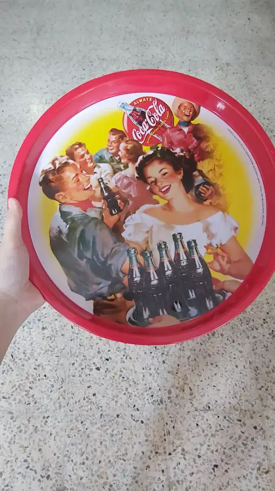 Nampan Vintage Coca Cola