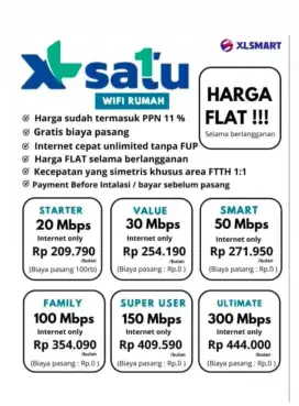 Pemasangan Wifi XL SATU