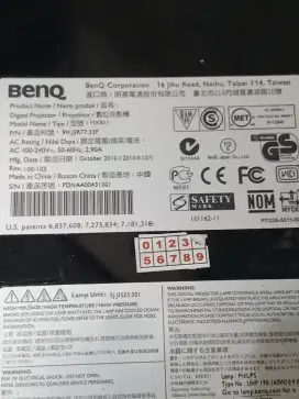 Dijual proyektor BenQ name/type MX511