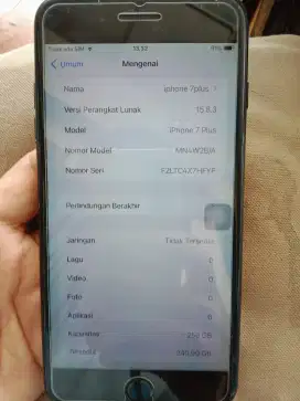 Iphone 7plus 256gb