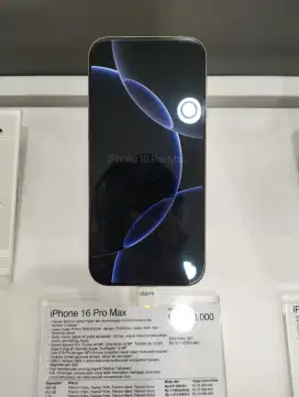 Cicilan Mudah Iphone 16 Pro Max 256 GB dengan Home Credit