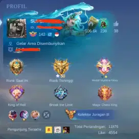 JUAL AKUN MOBILE LEGENDS KOLEKTOR JURAGAN III