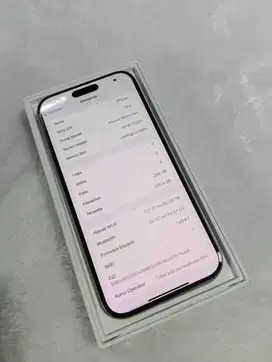 IPHONE 16 PRO MAX 256GB SECOND INDO