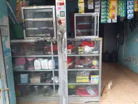Etalase 1,5 m dan 2etalase rokok