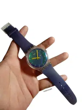 Jam Tangan Swatch Polapurple Original