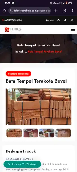 Bata tempel terakota
