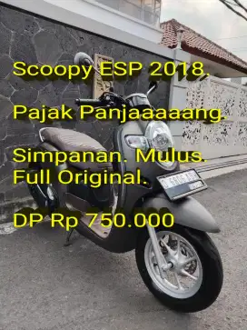 Scoopy 2018. Pajak Panjang. Full Original.Mulus. BanOK. Cash/Kredit/TT
