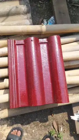 Genteng beton flat dan glombang