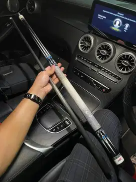 Yfen M7 white grip Carbon shaft - stik biliar / stick / cue billiard