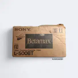 Vintage Video Cassette Betamax Sepaket