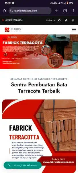 Bata tempel terakota⁸