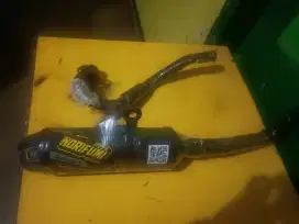 Knalpot klx warna hitam