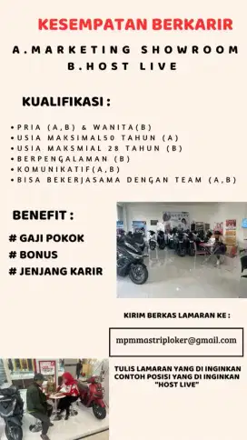 Kesempatan berkarir
