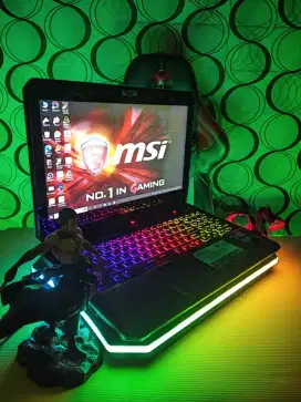 Laptop Gaming MSI Dominator Core i7 Ram 20gb Ssd+Hdd Dual Vga Nvidia