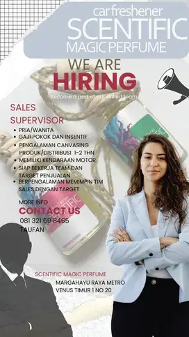 Lowongan Sales Pengharum Mobil & Ruangan