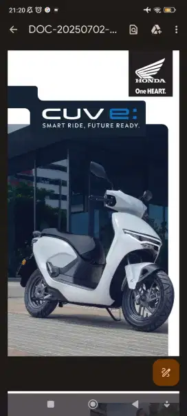 DIBELI/DICARI : Honda CUV e 2025