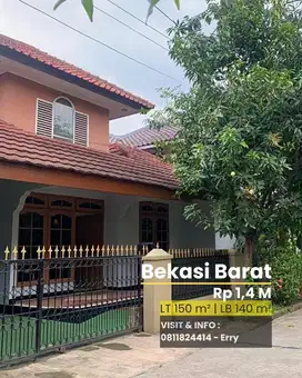 Rumah Bekasi Barat Strategis Keluarga Muda Deket Tol, Stasiun, Sekolah