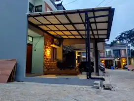 Kanopi baja ringan atap UPVC single layer