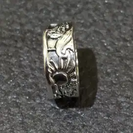Cincin pria antiq motif Dollar America