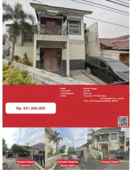 Dijual Rumah Hook Perumahan Pondok Hijau Ciputat Timur