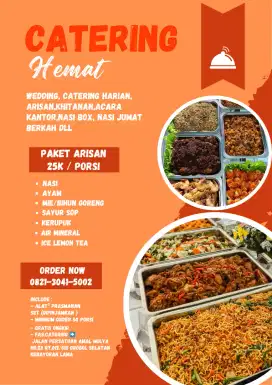 Catering Murah 25.000/ Porsi