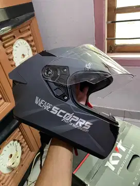 Jual helm KYT TTC second grey UK L