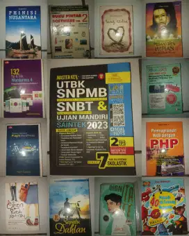 Buku Bekas Serba 15rb