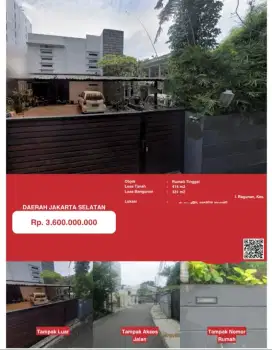 Dijual Rumah Ragunan Pasar Minggu