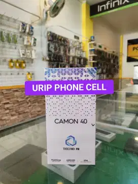 Tecno camon 40 8/256 promo+bonus cash & Credit garansi Resmi