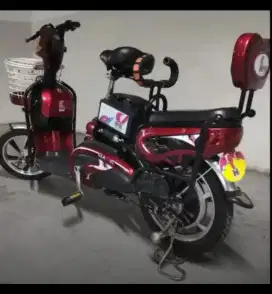 Sepeda listrik tinggal pakai