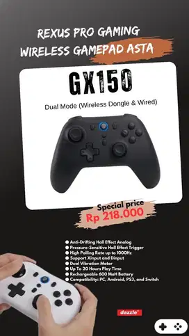 Gamepad rexus Asta GX150