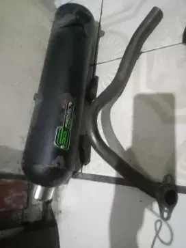 Knalpot racing adem ss project pcx/beat/scopy/dll