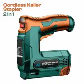 Nailer 2in1 Stapler Cordless Gun Tanpa Kabel