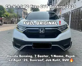 (435 JT!) Honda CRV 1.5 TC Prestige CVT Sensing Putih 2021 [CR-V]