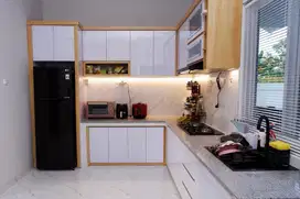 Interior kitchen set, bedroom set, living room