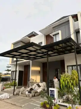 Kanopi atap alderon singgle layer