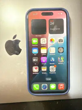 Iphone 15 Ibox Blue white masih Garansi resmi lengkap ada Bonus Case