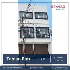 Dijual/Disewakan Cepat Ruko Baru Lokasi Strategis Taman Ratu