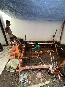 Kolam ikan koi - pembuatan kolam ikan