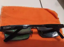 Kacamata Baca Merk CYBER eyework Original.Model Dua Lensa Hitam&Pitih