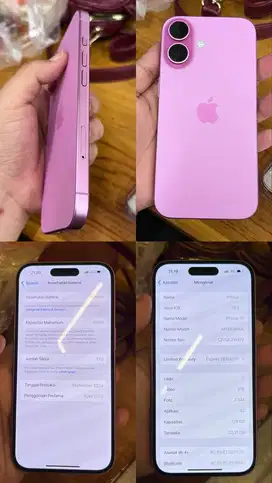 Iphone 16 basic 128 pink ex ibox