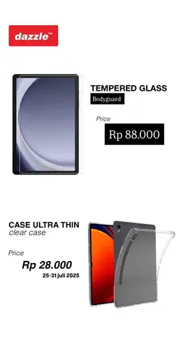 Promo Case clear tablet