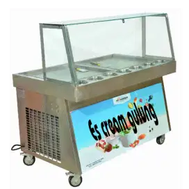 Jual gerobak es cream gulung