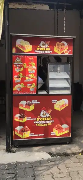 gerobak usaha fried chicken bekas